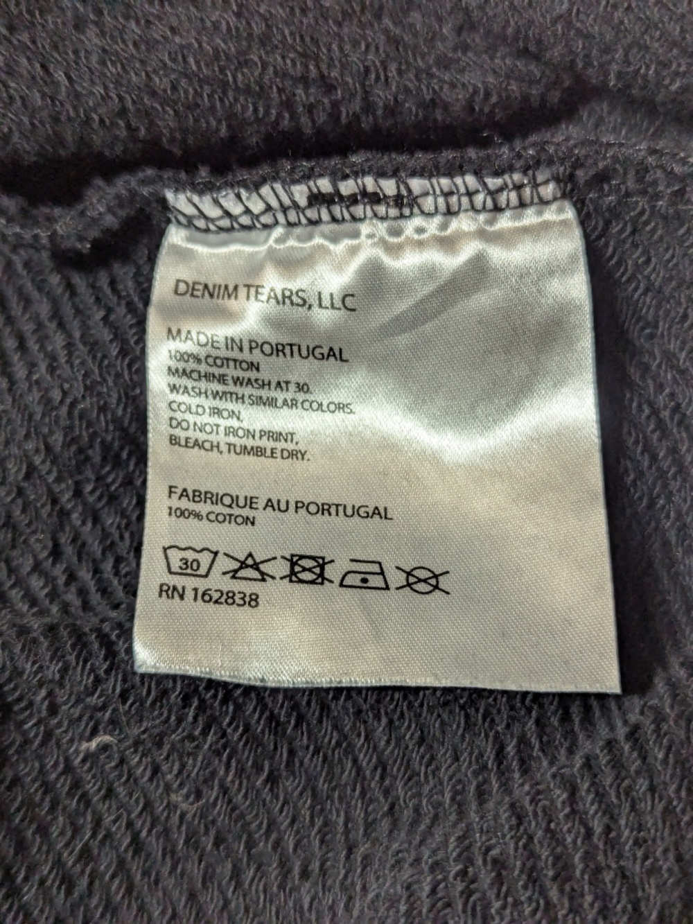 Denim Tears Wreath-Print Hoodie - Size XLarge - Picture 4 of 5